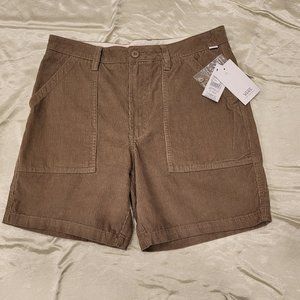Van's Corduroy Flat Front Shorts Size 31 Reg